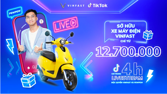 Buổi livestream xe máy điện VinFast